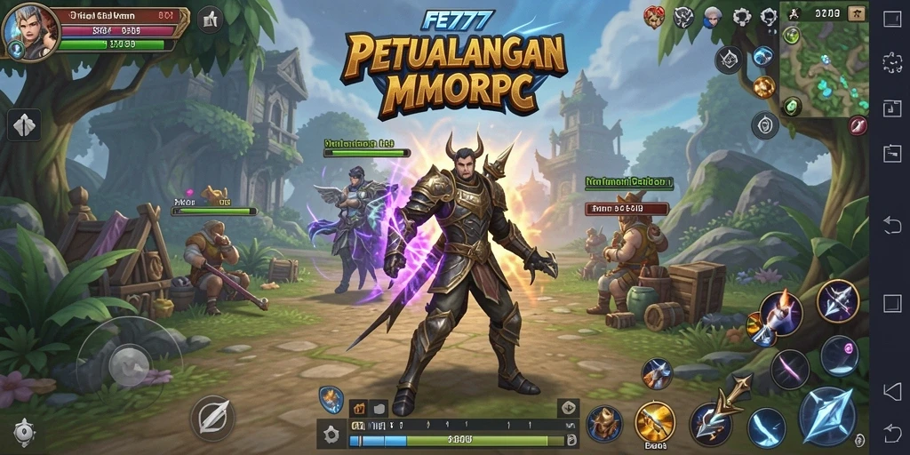Tampilan gameplay FE777 yang mendebarkan dalam dunia MMORPG.