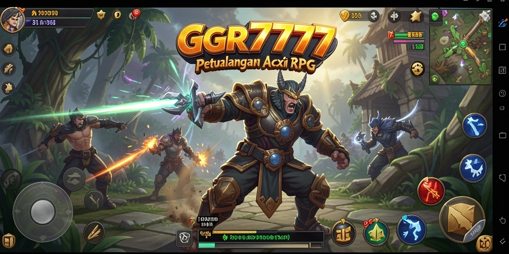 Screenshot gameplay GGR7777 yang menampilkan aksi seru dalam pertempuran.