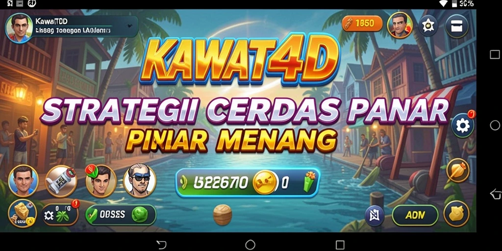Tampilan pertempuran strategis dalam KAWAT4D yang mendebarkan.