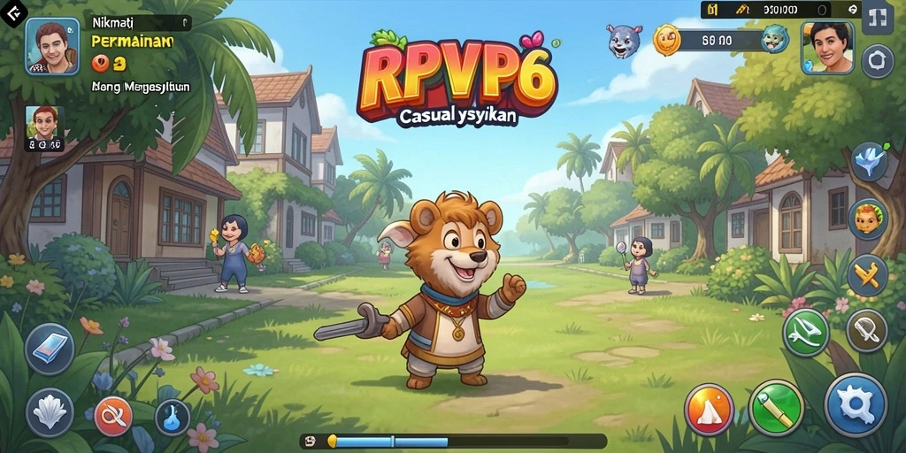 Tampilan gameplay RPVIP6 yang menakjubkan dan mengasyikkan.