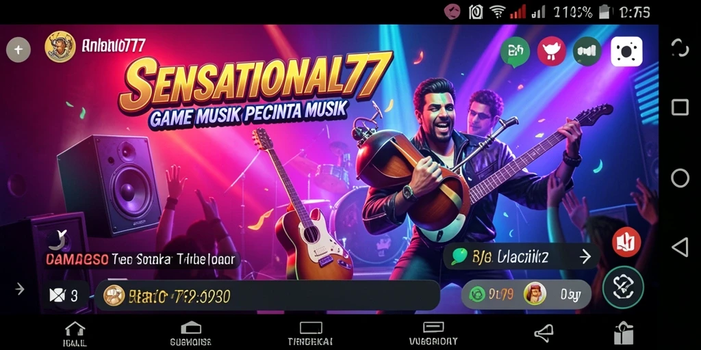 Tampilan gameplay <strong>SENSATIONAL77</strong> yang mengasyikkan dan penuh warna.