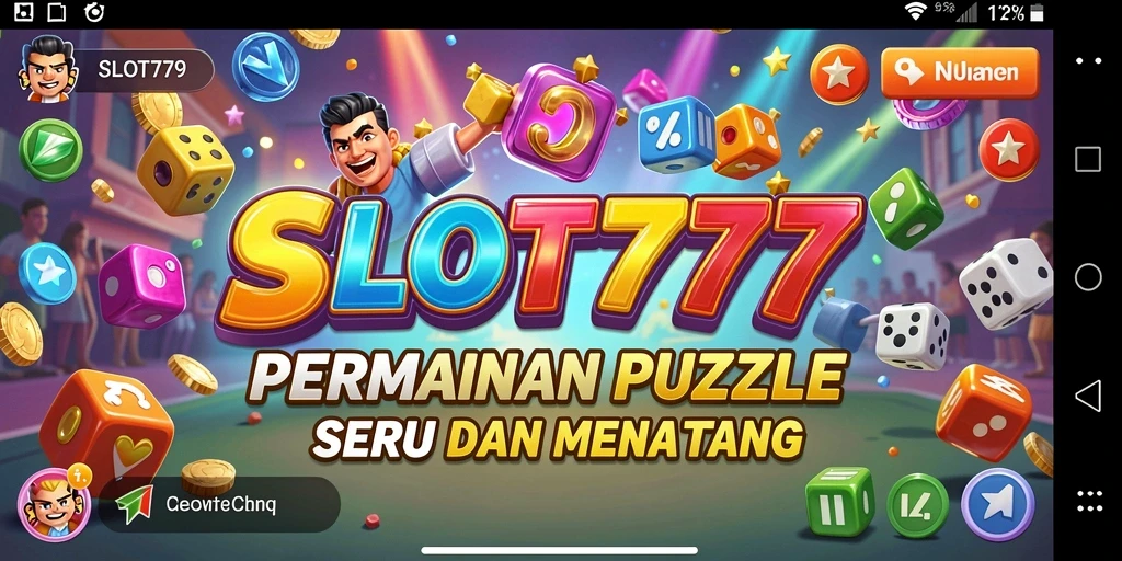 Tampilan permainan SLOT777 yang menarik dengan tantangan puzzle.
