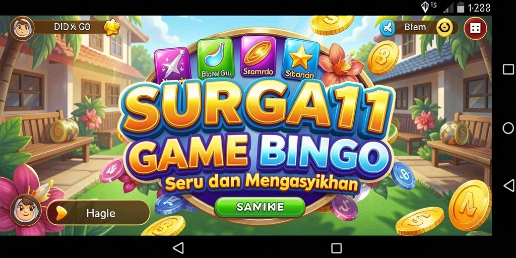 Tampilan menarik dari gameplay Bingo di SURGA11.